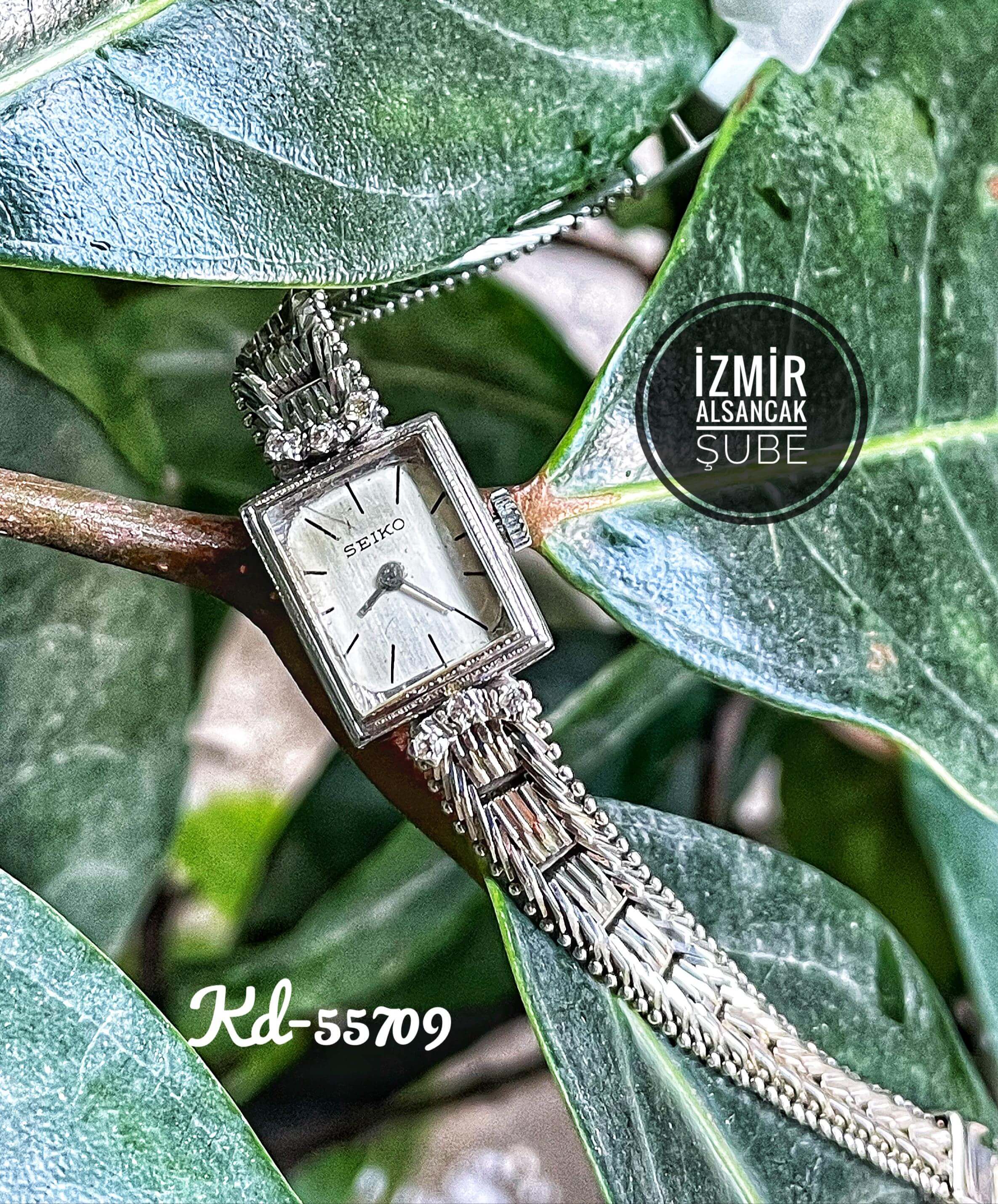 Antika Seıko Marka Pırlanta Taşlı Saat