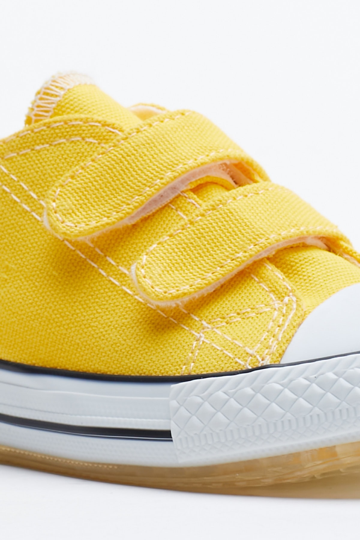 Cocuk Sarı Spor Ayakkabı Işıklı Cırtlı Tb997