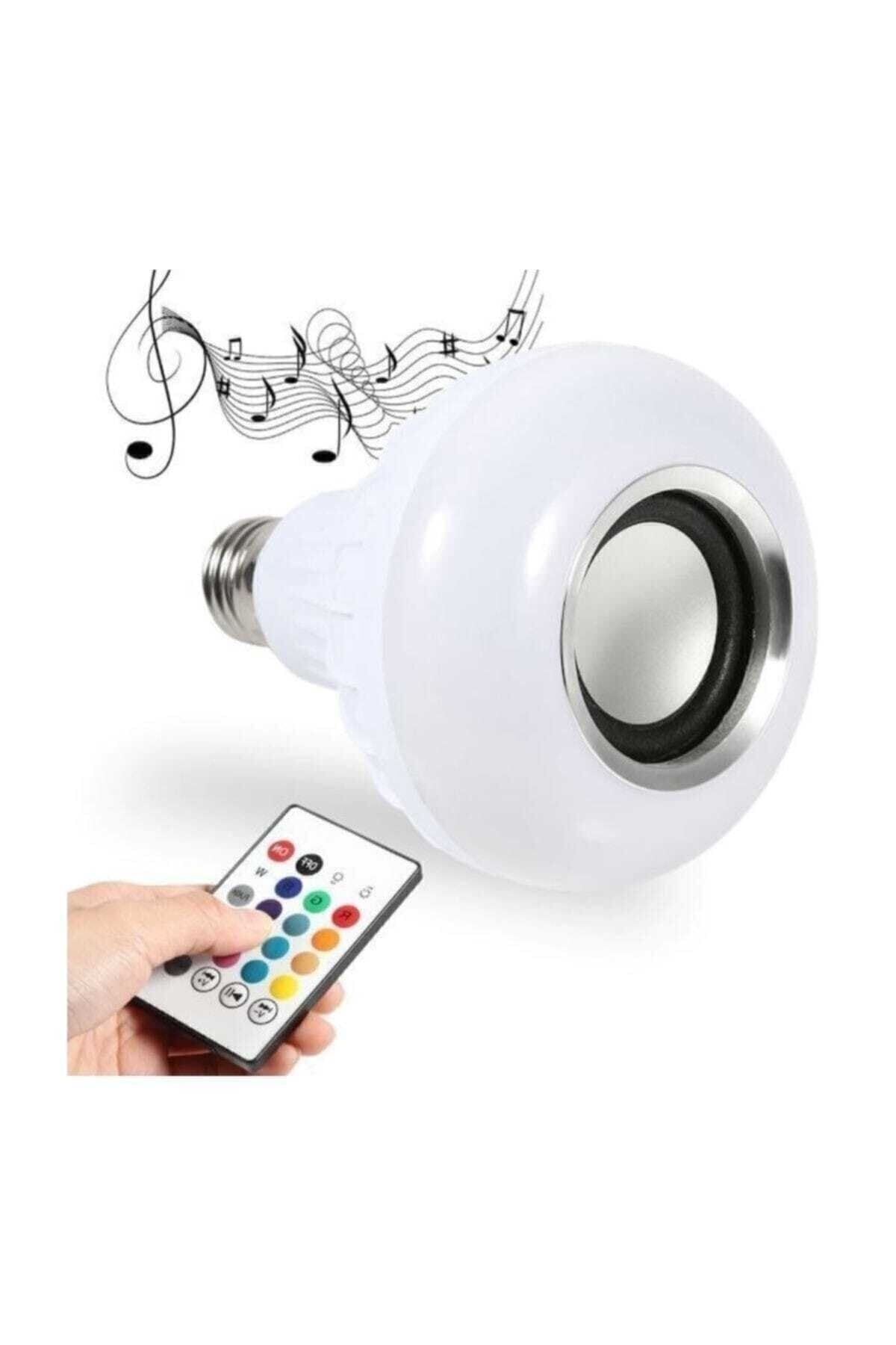 Led Music Bulb Bluetooth Hoparlör Akıllı Led Ampul Lamba
