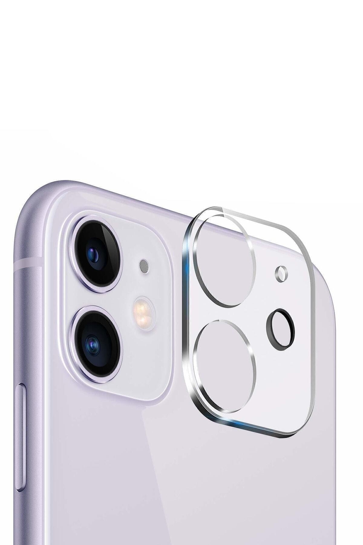 Iphone 11 Uyumlu Kamera Koruyucu Cam Lens Koruma