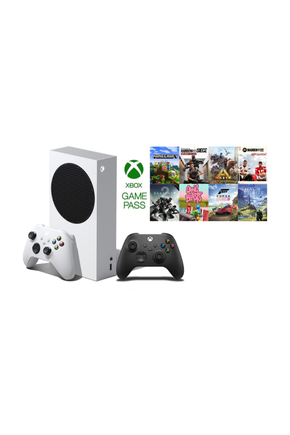 Xbox Series S 512gb Ssd Oyun Konsol + 1 Kol Siyah + 1yıl Live Gold + Gamepass